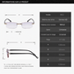 🏆👓 Saphirhärte ✨ Blaulichtschutz Progressive Nah-Fern-Lesebrille