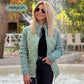 💥 Frühherbst-Sonderaktion: 50 % Rabatt！🔥Gestrickte Patchwork-Pufferjacke für Damen