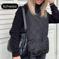 💥 Frühherbst-Sonderaktion: 50 % Rabatt！🔥Gestrickte Patchwork-Pufferjacke für Damen