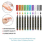 🎨50% OFF NOW! Temporary Tattoo Markers for Skin – Long-Lasting Waterproof Body Art Tattoo Pens, DIY Temporary Tattoo Kit for Parties, Festivals, Halloween & Cosplay