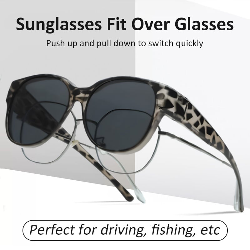 🔥 Letzter Tag! 50% Rabatt Überzieh-Sonnenbrille mit UV400-Schutz 😎 Praktische Überbrille für Brillenträger