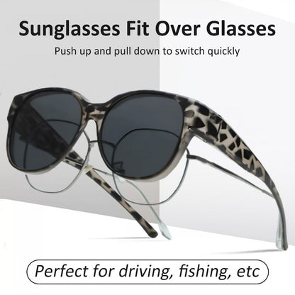 🔥 Letzter Tag! 50% Rabatt Überzieh-Sonnenbrille mit UV400-Schutz 😎 Praktische Überbrille für Brillenträger