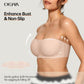 💞Damen-BHs ohne Träger, Push-up-BHs, Bandeau-BHs, rutschfeste, bügellose, stützende, gepolsterte BHs, nahtlose, bequeme Tube-BHs und Jelly-BHs
