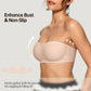 💞Damen-BHs ohne Träger, Push-up-BHs, Bandeau-BHs, rutschfeste, bügellose, stützende, gepolsterte BHs, nahtlose, bequeme Tube-BHs und Jelly-BHs