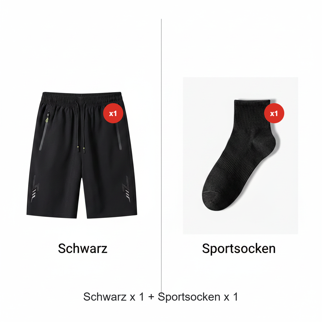 Schnelltrocknende Herren-Sportshorts