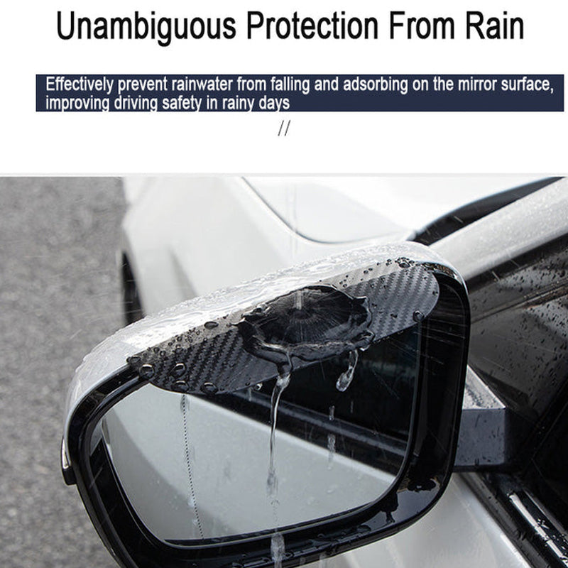 Klickbefestigter Regenschutz für Außenspiegel