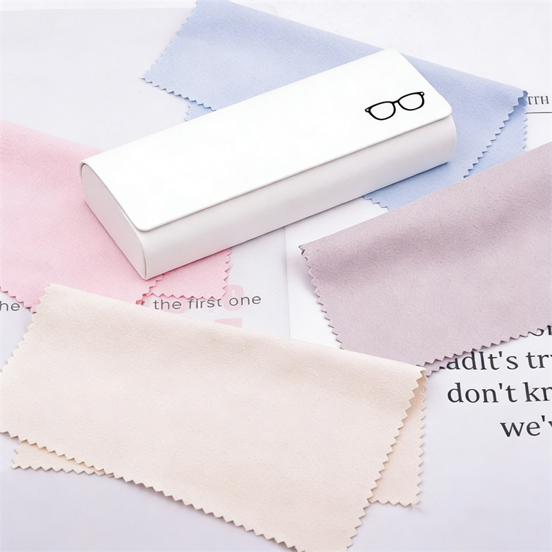 Minimalistisches Brillenetui aus Hartleder (🎁inkl. 3 gratis Brillenputztüchern)