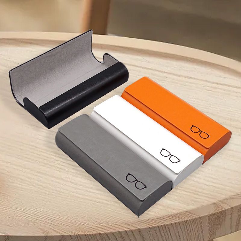 Minimalistisches Brillenetui aus Hartleder (🎁inkl. 3 gratis Brillenputztüchern)
