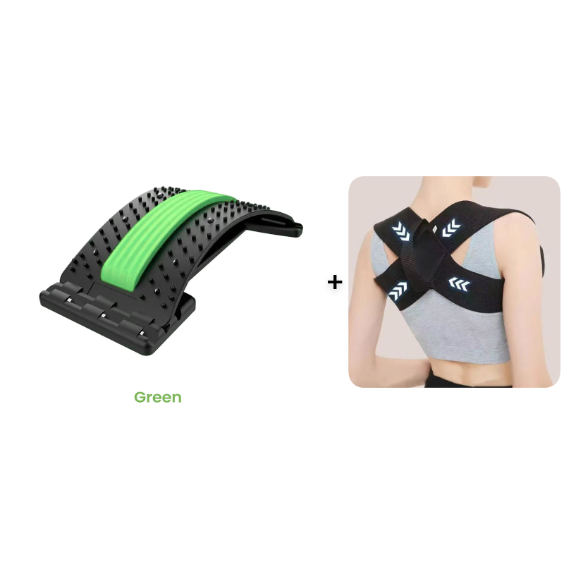 ✨ Nur noch heute 50% Rabatt! 🧘‍♀️ Magnetische Rücken-Stretchgerät | Massagegerät mit mehreren Stufen für Lendenwirbelsäule, Nacken & Schultern, gegen Rückenschmerzen 💆‍♂️