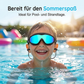 ⏰ Nur noch heute 50% Rabatt! 🏊 Kinder Schwimmbrillen Set 2 Stück, Anti-Beschlag & UV-Schutz, Weitwinkel-Glas mit Silikon-Dichtung & integrierten Ohrenstöpseln, bequemer Sitz für Jungen & Mädchen ✨