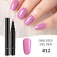 ⏰ BEGRENZTE ZEIT: KAUFE 1 BEKOMME 1 GRATIS! 💅 One Step Gel Nagelstift 18 Farben – Gratis Mini UV Handlampe für Heim-Maniküre