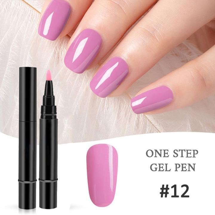 ⏰ BEGRENZTE ZEIT: KAUFE 1 BEKOMME 1 GRATIS! 💅 One Step Gel Nagelstift 18 Farben – Gratis Mini UV Handlampe für Heim-Maniküre