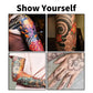 🎨50% OFF NOW! Temporary Tattoo Markers for Skin – Long-Lasting Waterproof Body Art Tattoo Pens, DIY Temporary Tattoo Kit for Parties, Festivals, Halloween & Cosplay