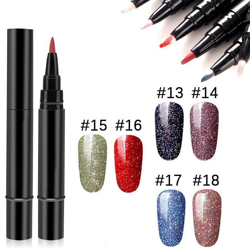 ⏰ BEGRENZTE ZEIT: KAUFE 1 BEKOMME 1 GRATIS! 💅 One Step Gel Nagelstift 18 Farben – Gratis Mini UV Handlampe für Heim-Maniküre
