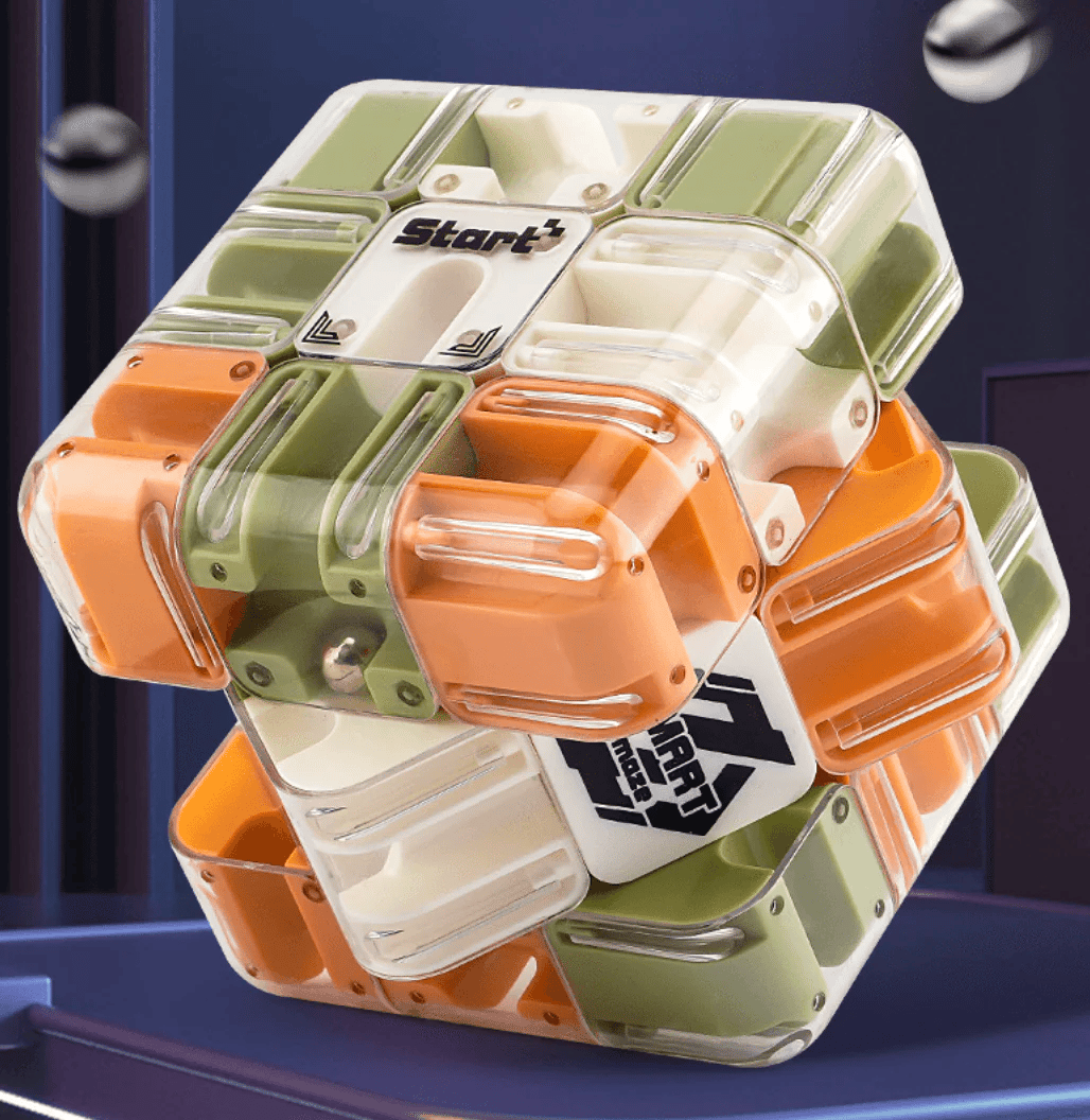 🎁🎄Early Christmas Sale 70% OFF🧩Large Labyrinth 3D Puzzle Maze Cube - Engaging Brain Teaser Toy