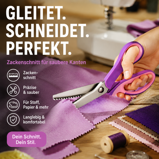 ✂️🧵 Multifunksjonell sikksakksaks – tagget saks