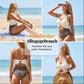 👙 LIMITIERTER 50% RABATT! Figurschmeichelndes Damen Bikini-Set – Weißer Rüschen-Oberteil + High-Waist Leoparden-Hose, elastischer Stoff für Strand, Pool & Sommerurlaub
