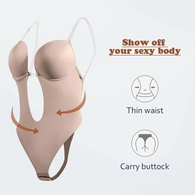 ✨Heißer Verkauf✨Rücken freizügiges Kleid - Unsichtbarer Body Shaper BH für den Rücken