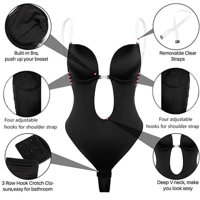 ✨Heißer Verkauf✨Rücken freizügiges Kleid - Unsichtbarer Body Shaper BH für den Rücken
