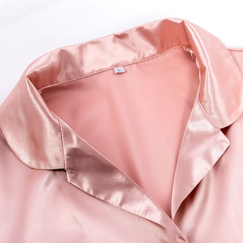 ❄️Sommerliches, bequemes Anti-Falten-Pyjama-Set aus Eisseide