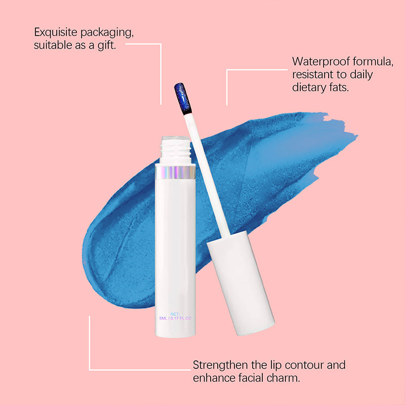 💋💦Wischfester, abreißbarer Lipgloss für einen Spritzer Farbe! Lippenfarbe-Maske