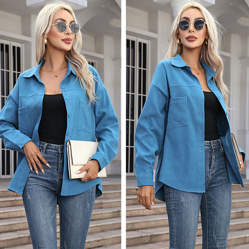 Women's Long Sleeve Button-Down Shirt