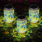 🌈 50 % RABATT FÜR BEGRENZTE ZEIT! 💝 Wasserdichte Solar Laterne im Mosaik-Glas Design – Automatische LED Nachtleuchte für Garten, Terrasse, Balkon & Camping