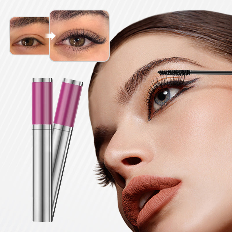 1+1 gratis ⏰ Nur noch heute 50% Rabatt! 👁️ 4D Schwarze wasserfeste Wimperntusche, verlängert & verdichtet die Wimpern, kein Verlaufen, klumpenfrei für den Alltag, Party & Strand ✨
