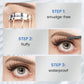 1+1 gratis ⏰ Nur noch heute 50% Rabatt! 👁️ 4D Schwarze wasserfeste Wimperntusche, verlängert & verdichtet die Wimpern, kein Verlaufen, klumpenfrei für den Alltag, Party & Strand ✨
