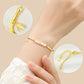 ⏳Zeitlich begrenztes Sonderangebot⏰Bambusarmband für Damen mit Kette📿