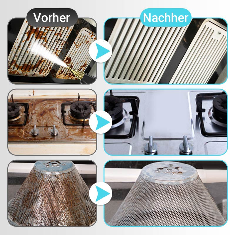 🧹 LIMITIERTER 57% RABATT! 2500W Hochdruck-Dampfreiniger mit 1L Glas-Wasserbehälter – Chemiefreie Hochtemperaturreinigung für Küche, Bad und Haushalt
