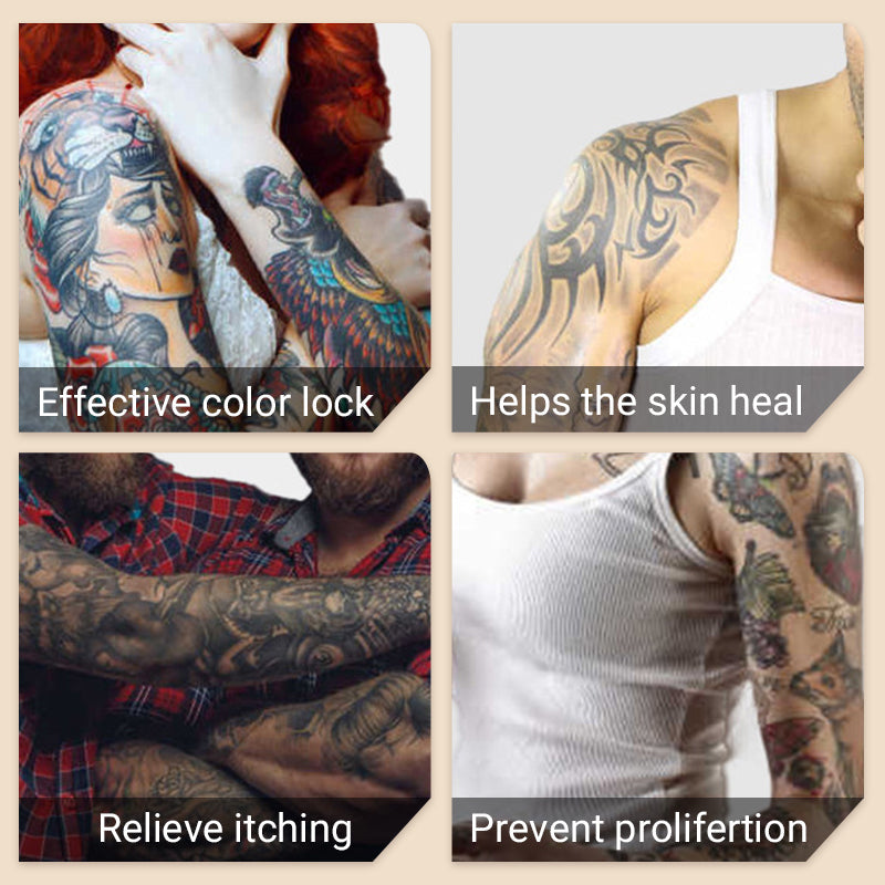 Tattoo-Pflegecreme zur Farbfixierung