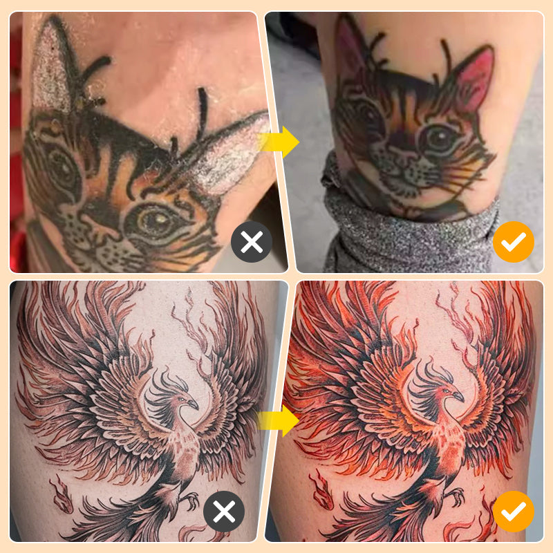 Tattoo-Pflegecreme zur Farbfixierung