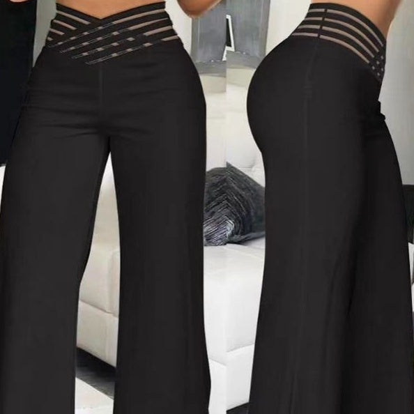 ⏰ Nur noch heute 50% Rabatt! 👖 Damen High Waist Wide Leg Hose | Lockere Passform, taillenbetonend & elegant für Alltag und Party ✨