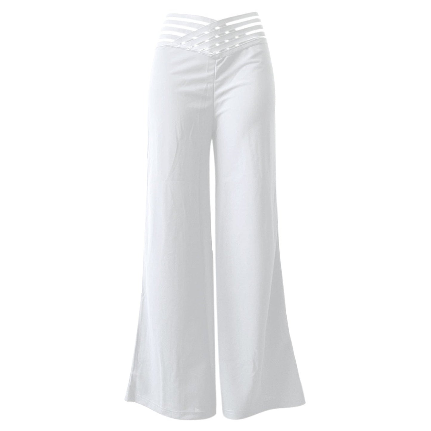 ⏰ Nur noch heute 50% Rabatt! 👖 Damen High Waist Wide Leg Hose | Lockere Passform, taillenbetonend & elegant für Alltag und Party ✨