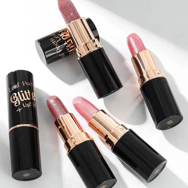 Wasserfester & feuchtigkeitsspendender Glitter-Lippenstift