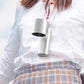 ❄️ SOMMERAKTION -50% NUR KURZE ZEIT! 🧊 Mini Handventilator mit Eiskühlfunktion – 4000mAh Akku, kompakt 183mm, 3 Farben Grau/Rosa/Weiß für Strand, Büro & Unterwegs