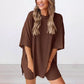 🔥 Letzter Tag! 57% Rabatt 2-teiliges Damen Sommer Set 🩳 Lockeres Oversize-Shirt + Shorts