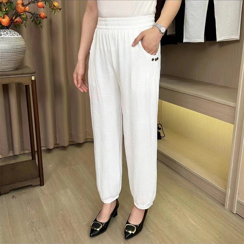 Kühle, atmungsaktive, lockere Freizeithose für Damen