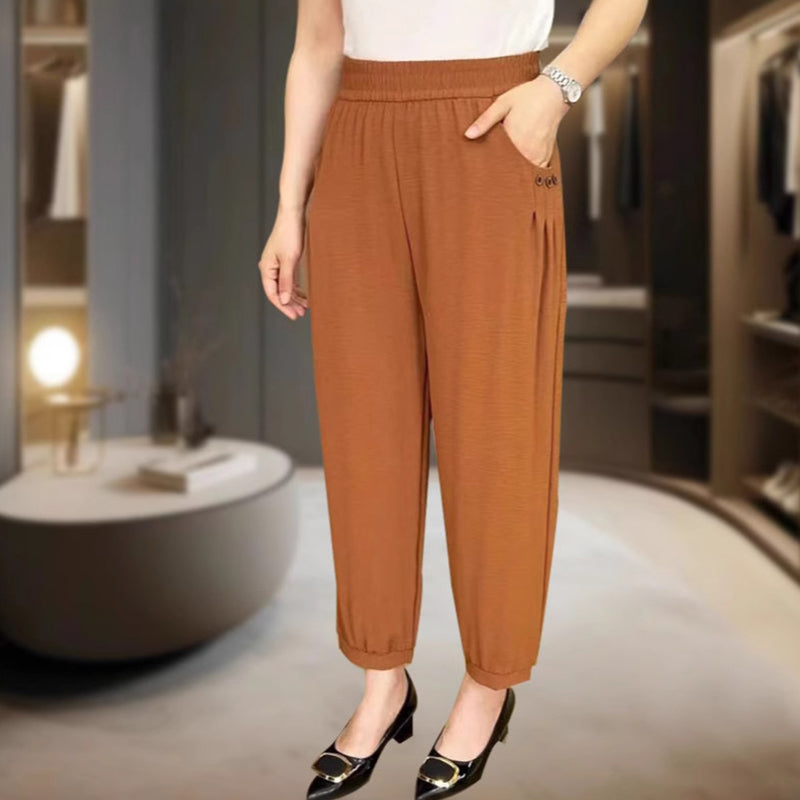 Kühle, atmungsaktive, lockere Freizeithose für Damen