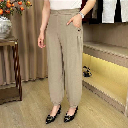 Kühle, atmungsaktive, lockere Freizeithose für Damen