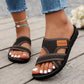 🔥Bequeme Damen-Sandalen mit flacher Sohle – Offene Zehenpartie, atmungsaktives Mesh für breite Füße im Sommer💖