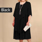 🔥57% Rabatt👗Midikleid im Lagen-Look in großen Größen