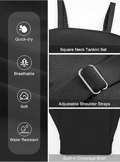 💥Letztes Tagessonderangebot 49 % RABATT🩱Vintage-Tankini-Badeanzüge mit Bauchkontrolle für Damen