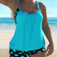 🏖️ Zweiteiliges Tankini-Set mit Polka-Dots & Bauchkontrolle – Figurformender Damen-Badeanzug für Strand & Pool 👙