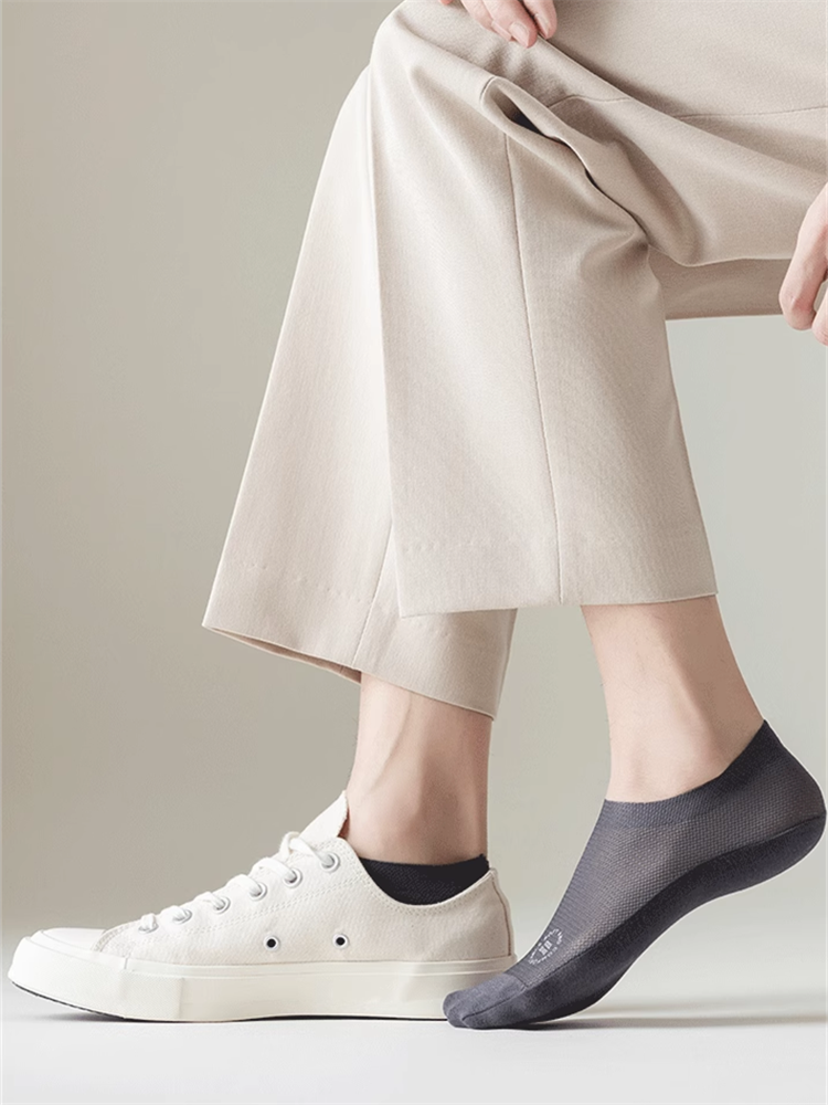 🌸 50% RABATT! Ice-Silk Mesh Socken – Kein Schwitzen, kein Verrutschen, den ganzen Tag frisch!