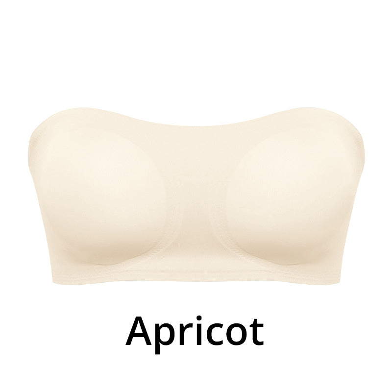 💜 Trägerloser Bandeau-BH ✨ Nahtloser Büstenhalter ohne Bügel mit Halt, vielseitig einsetzbar