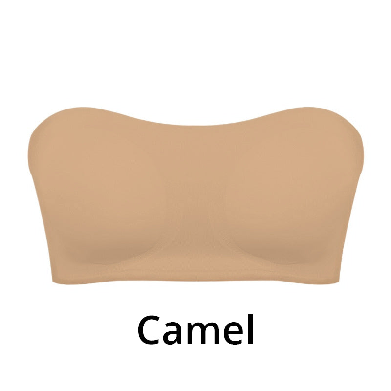 💜 Trägerloser Bandeau-BH ✨ Nahtloser Büstenhalter ohne Bügel mit Halt, vielseitig einsetzbar