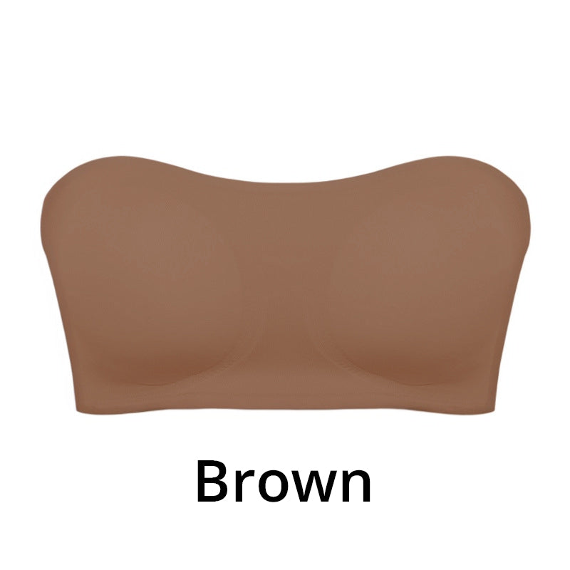 💜 Trägerloser Bandeau-BH ✨ Nahtloser Büstenhalter ohne Bügel mit Halt, vielseitig einsetzbar