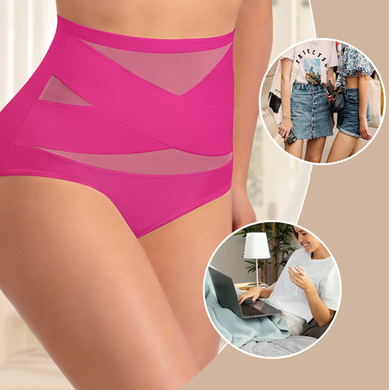 💗1 kaufen, 1 gratis erhalten💗Hochtaillierte Unterwäsche für Frauen mit Bauchansatz
